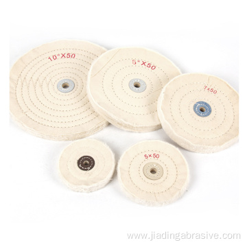 yellow cloth cotton buffing wheel for jewelry polishing